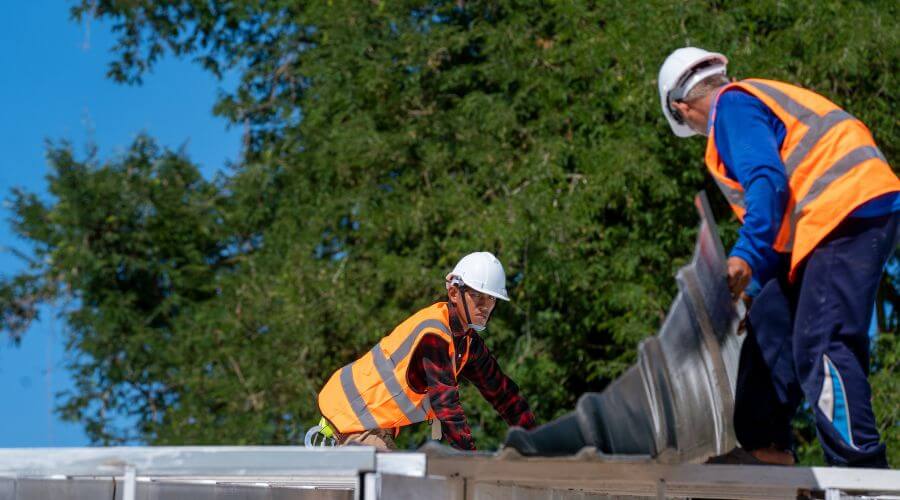 Professional gutter cleaning in Numidia, PA